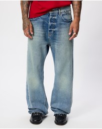 RHUDE - Relaxed Traxedo Denim Jeans