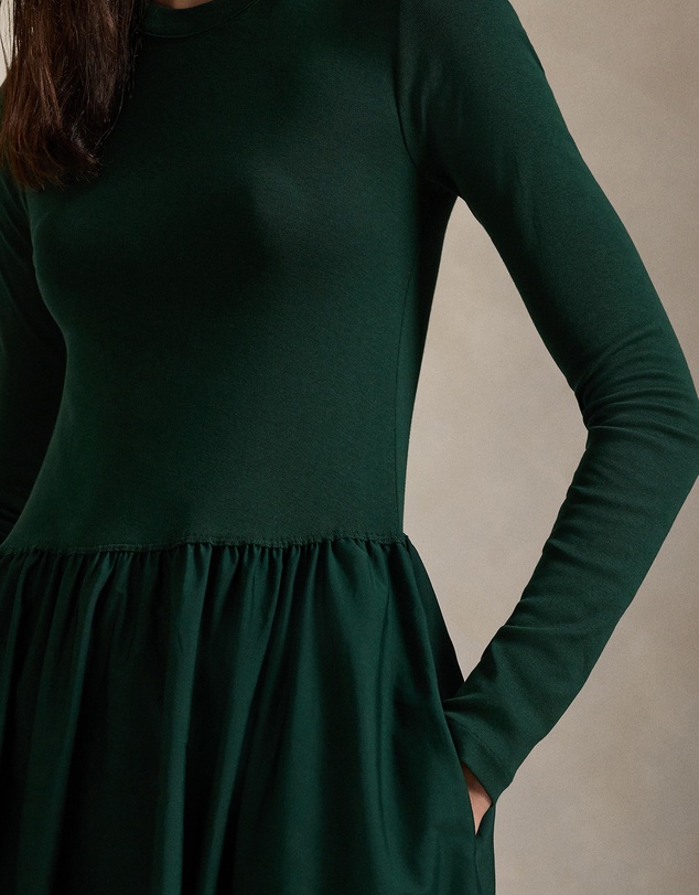 Polo Ralph Lauren - Cotton Long-Sleeve Dress - ICONIC EXCLUSIVE