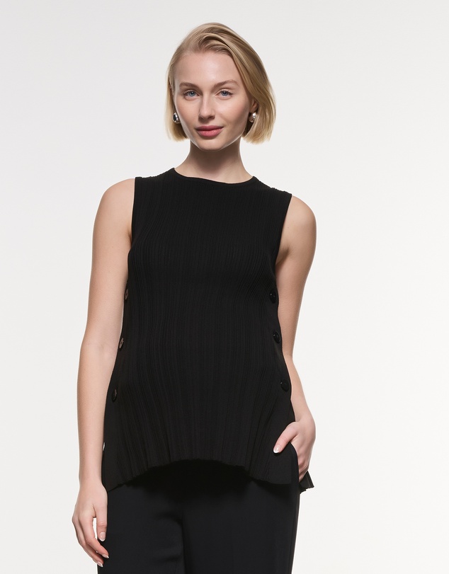 Soon Maternity - Collette Linen Knit Feeding Tank