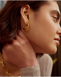 Ottoman Hands - Aida Hoop Earrings