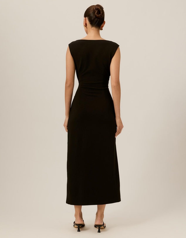 Tussah - Valentina Jersey Twist Detail Midi Dress