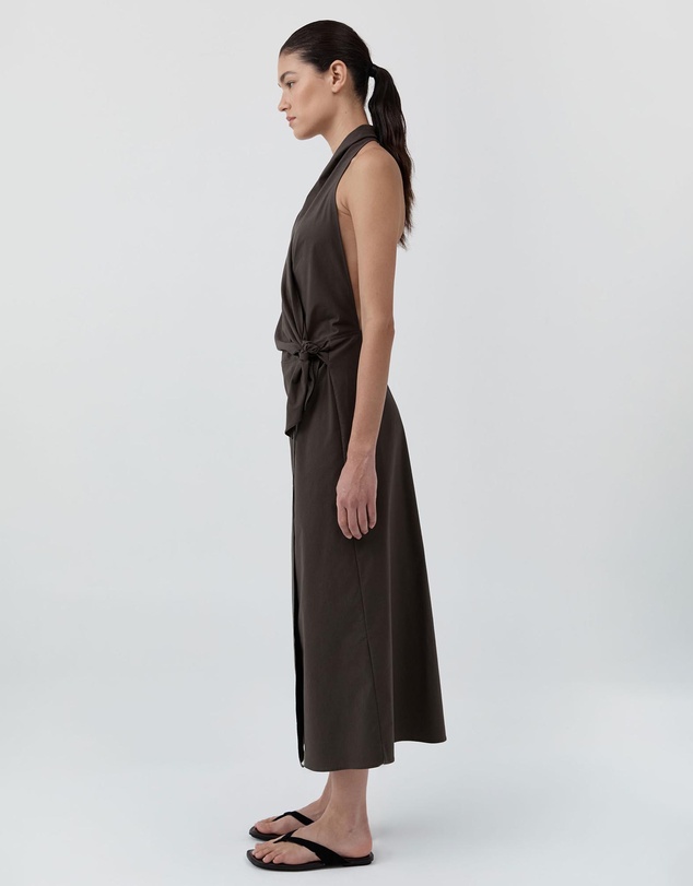 St. Agni - Halter Wrap Backless Dress