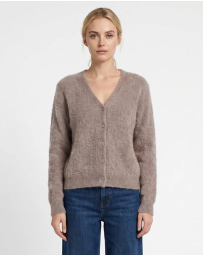 SILK MAGNOLIA - Cashmere, Silk, Wool Cardigan