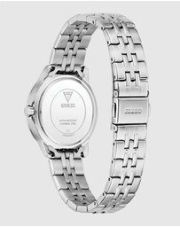 GUESS - GUESS Ladies Silver-Tone Analogue Watch