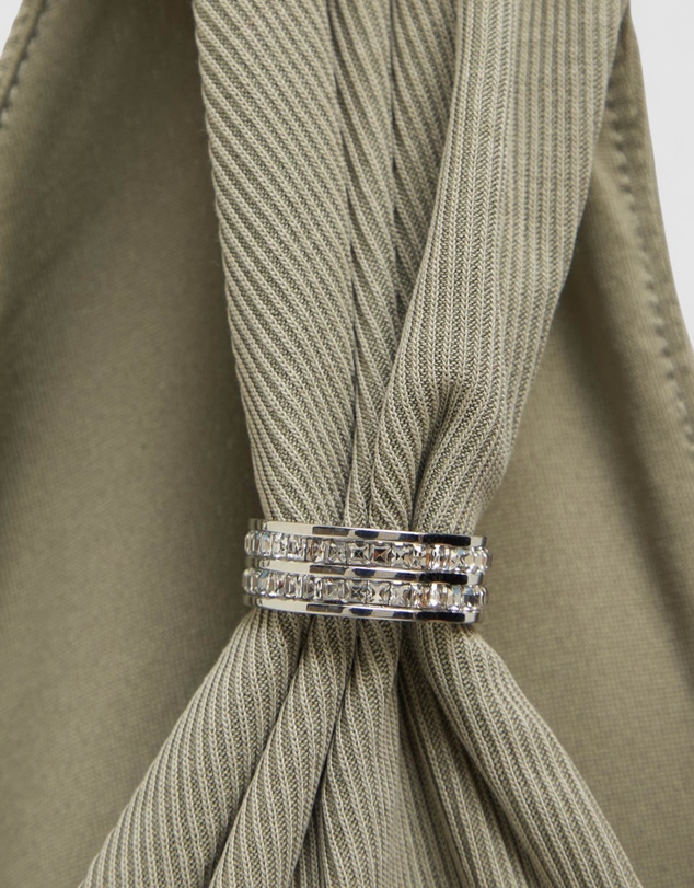 GUESS - Aimee Short Sleeve Jewel Draped Top