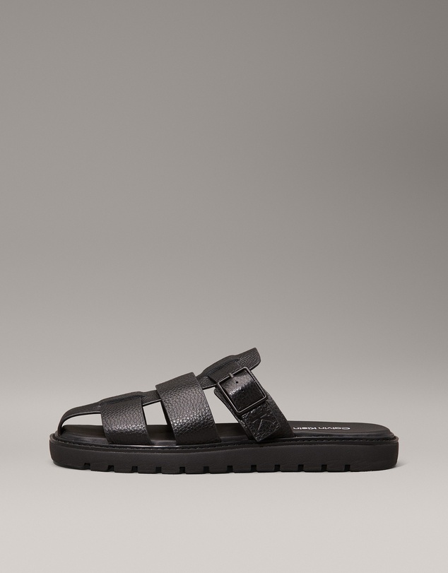 Calvin Klein - Leather Fisherman Sandals