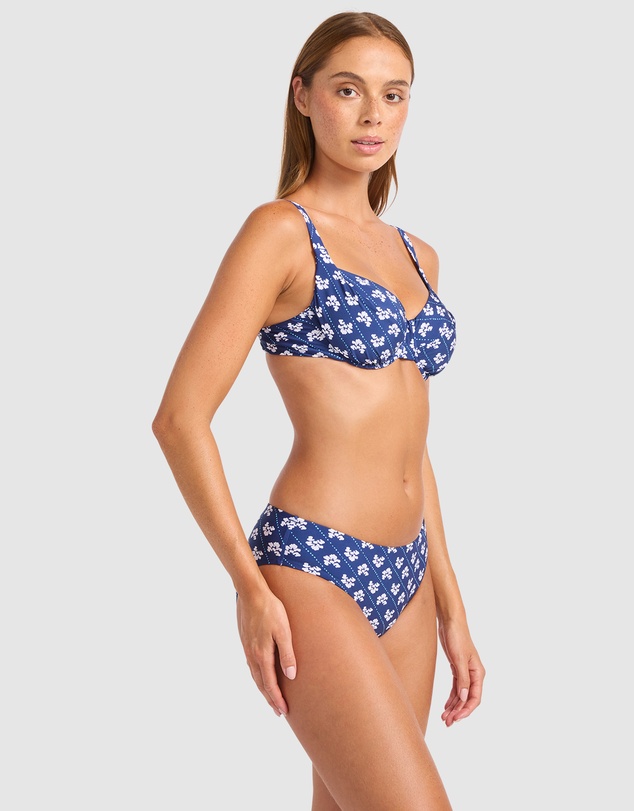 Seafolly - Batik Bloom Retro Bikini Bottom