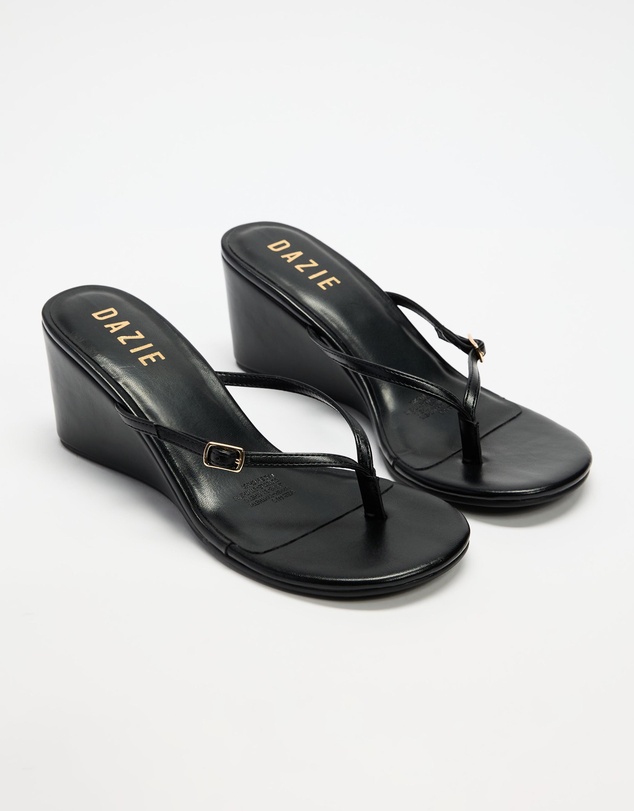 Dazie - Clara Thong Wedge Heels