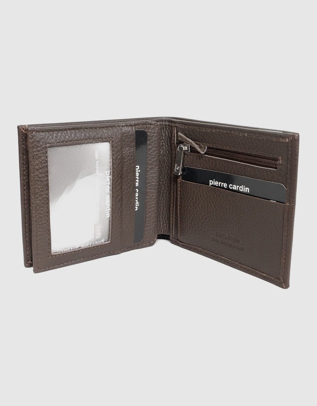 Pierre Cardin - Leather Tri-Fold Wallet with RFID