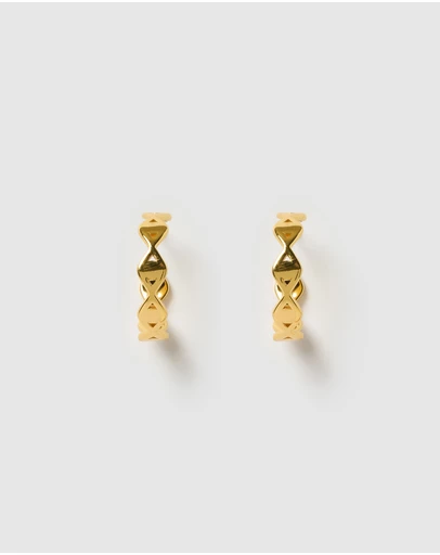 Izoa - Adelle Hoop Earrings