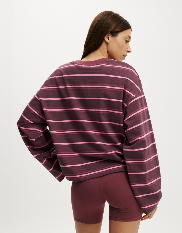 Cotton On Body Active - Long Sleeve Graphic Crew Top