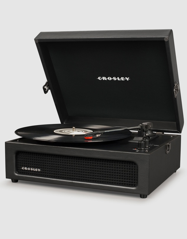 Crosley - Crosley Voyager Black - Bluetooth Portable Turntable