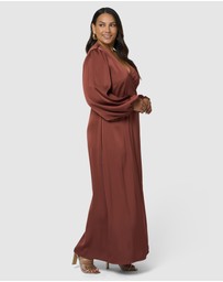 Pink Dusk by Curve Project - Crazy In Love Maxi Dress