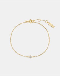 Ania Haie - Gold Sparkle Bezel Bracelet