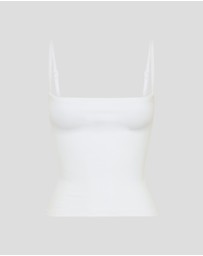 Vacay Swimwear - Mila Tank White