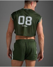 TEAMM8 - S.S.C. Fraternity Crop Muscle Tank