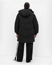 City Chic - Leah Longline Puffer Jacket