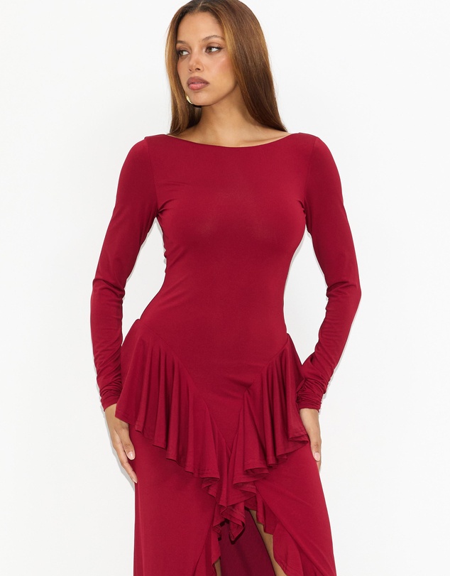 Dazie - Lulu Frill Maxi Dress
