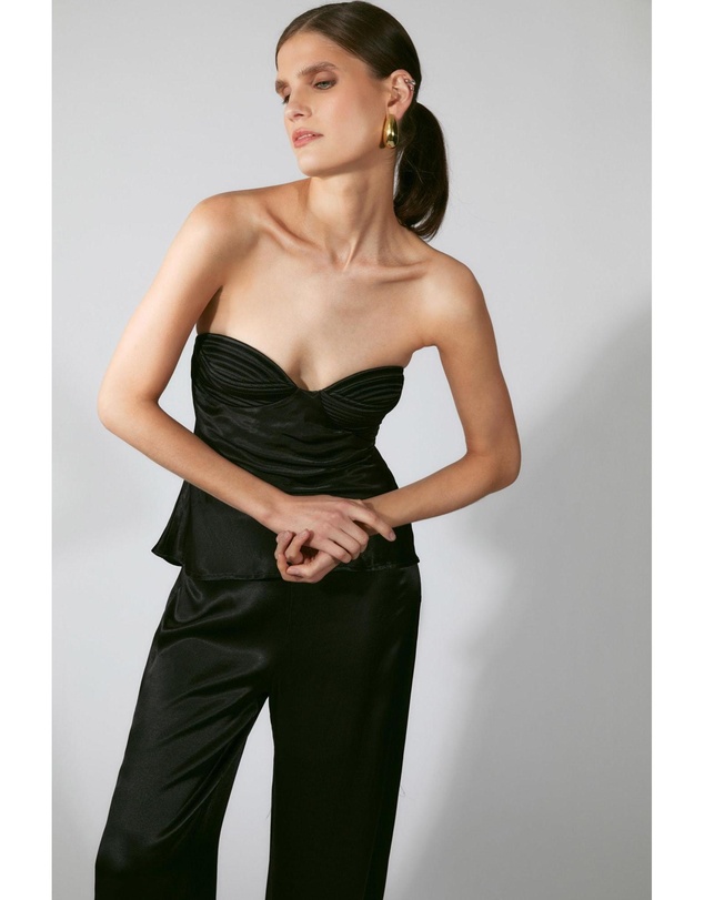 Bardot - Devin Strapless Satin Top