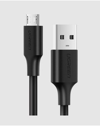 Ugreen - UGreen USB 2.0 Male to Micro USB Data Cable 0.5M 480Mbps Black
