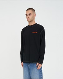 Huffer - LS Block Tee 220/Stitched