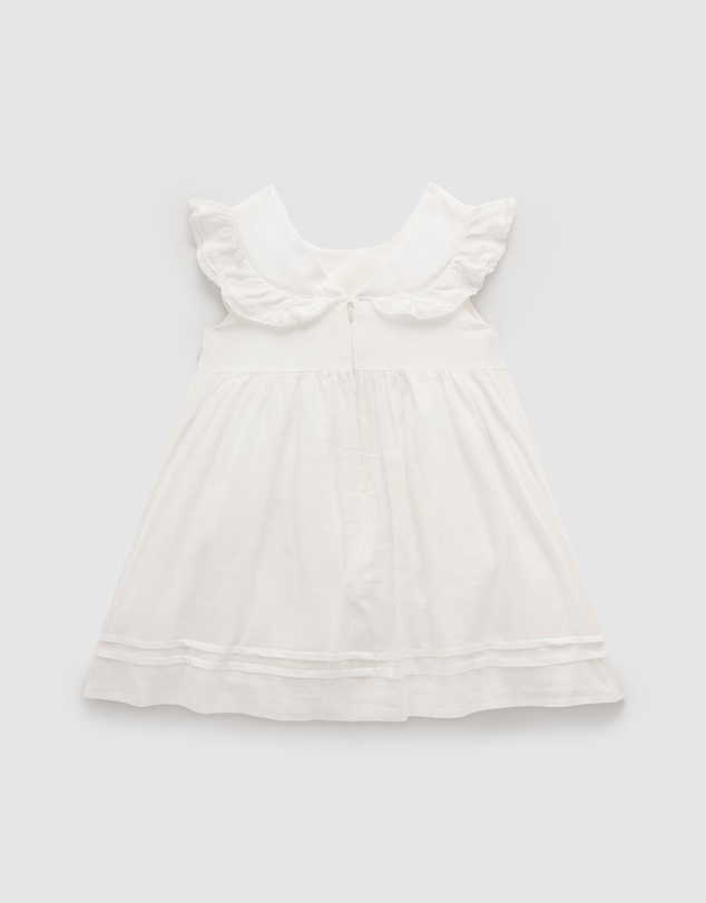 Purebaby - Ruffle Dress - Babies-Kids