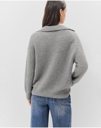 UNISON - Lofty Collared Knit