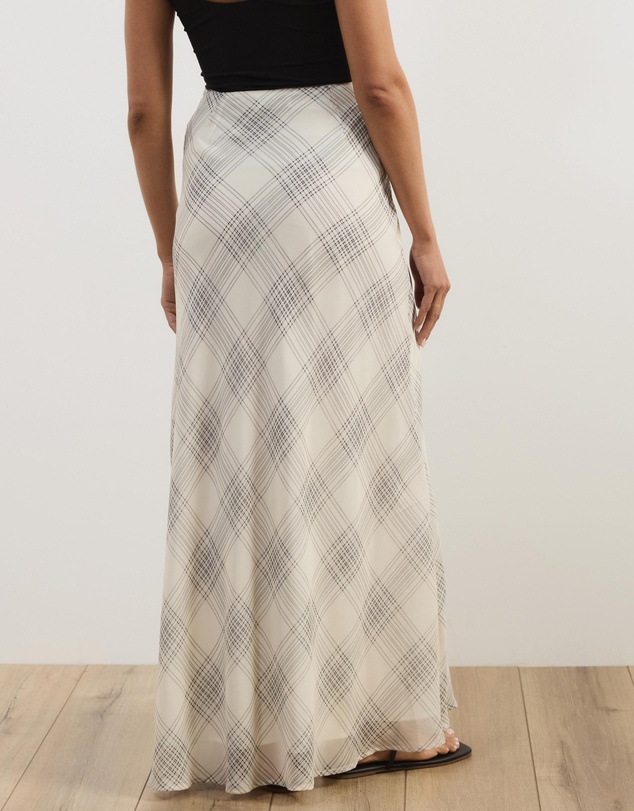 Atmos&Here - Aura Check Maxi Skirt