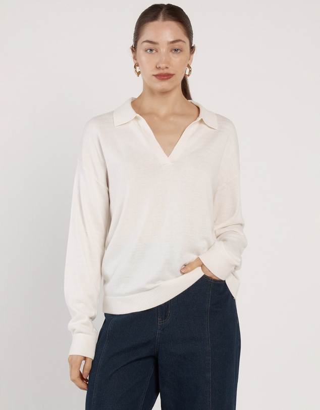 Fate + Becker - Solenne Polo Knit