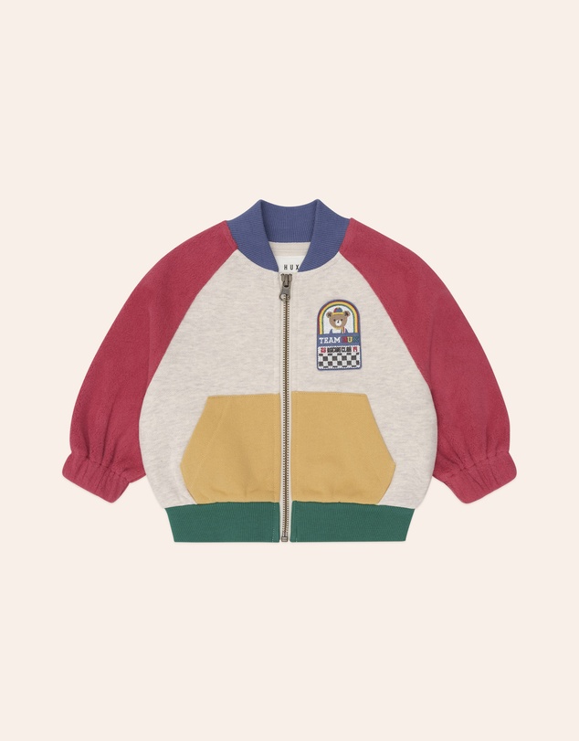 Huxbaby - Hux Colour Block Zip Sweat - Babies-Kids