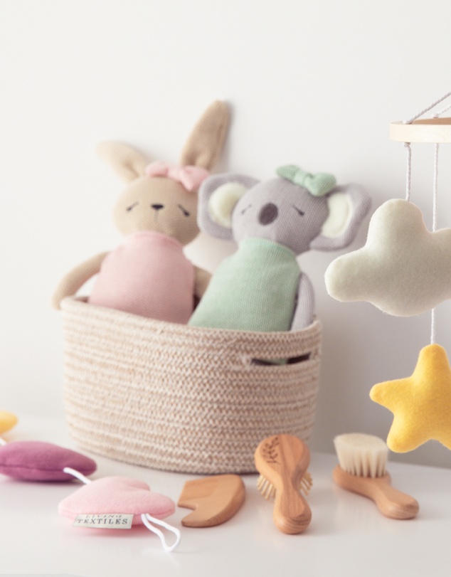 Living Textiles - Knitted Animal Toy- Bella the Bunny
