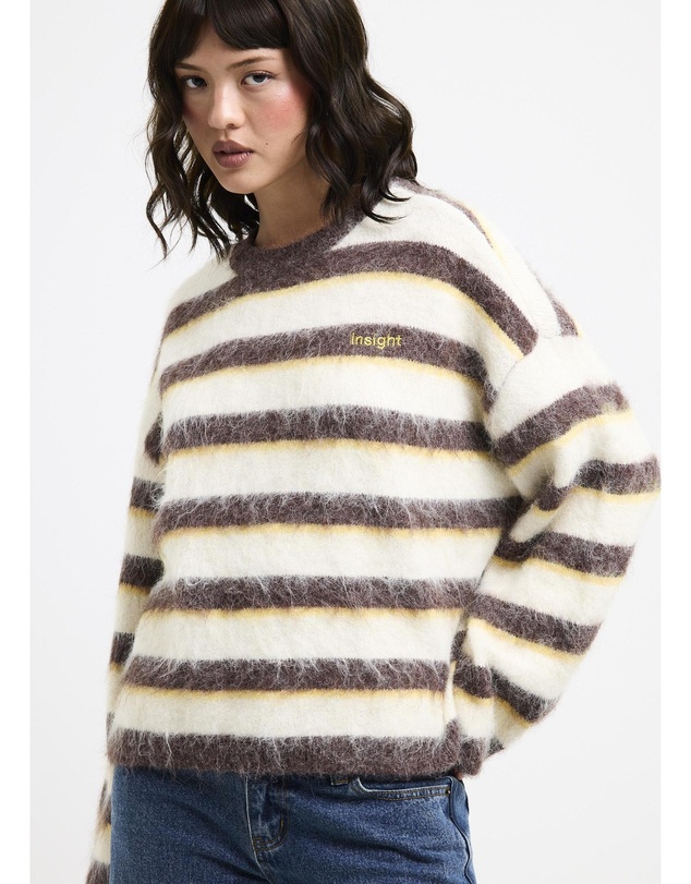 Insight - Aisha Brushed Stripe Crew Knit