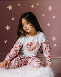 Fleur Harris - 'Toadstool' Slumber Sleep Set in Peach