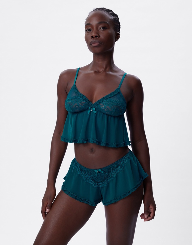 Bras N Things - Too Cute French Knicker - Teal