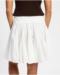 Polo Ralph Lauren - Button-Front Panelled Cotton Skirt