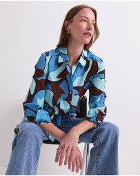 Sportscraft - Wave Print Long Sleeve Shirt