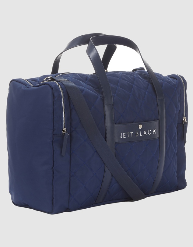 JETT BLACK - London Navy Travel Bag