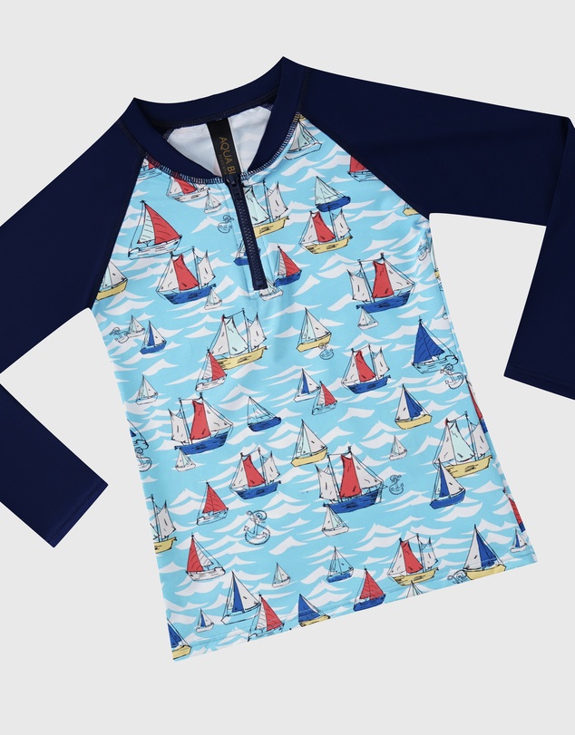 Aqua Blu Kids - Helm Long Sleeve Rash Vest - Kids