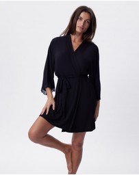 Bras N Things - Selene Short Wrap - Black