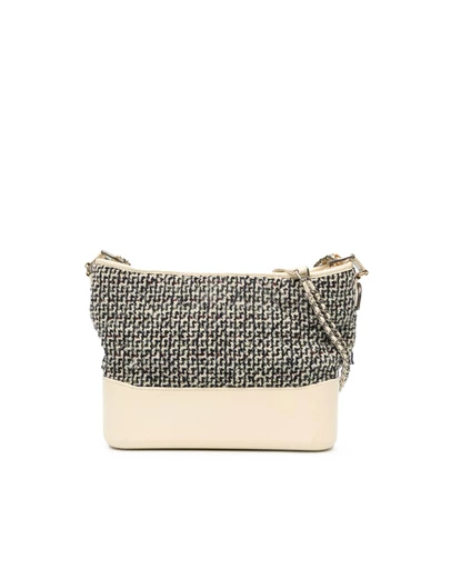 Pre-Loved by Azura Reborn - Pre-Loved Medium Tweed and Lambskin Gabrielle Crossbody