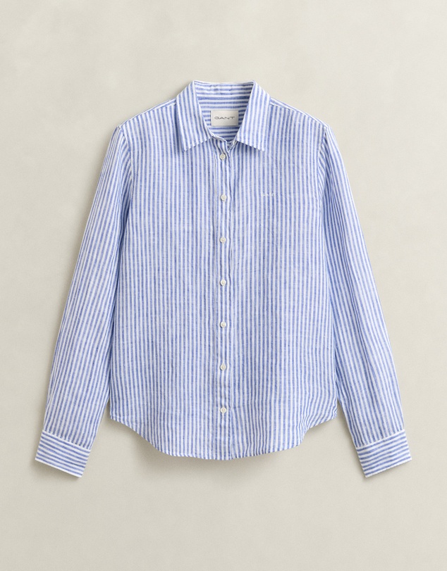 Gant - Regular Fit Striped Linen Shirt