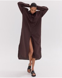 Cloth & Co. - The Shirt Dress Brazil Nut