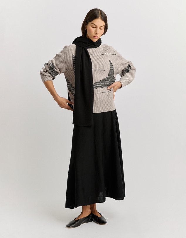 Toorallie - Fine Rib Scarf