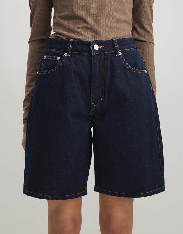 AERE - Talon Longline Denim Shorts