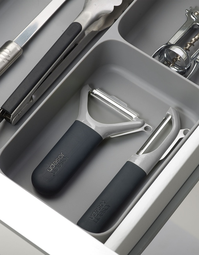 Joseph Joseph - DrawerStore™ Cutlery, Utensil & Gadget Organiser (Grey)