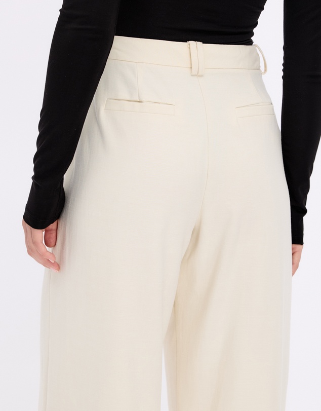 Minima Esenciales - Isra Cotton Twill Tailored Pants