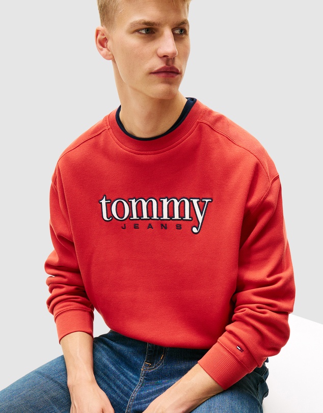 Tommy Jeans - 90s Texture Graphic Crew Sweatshirt