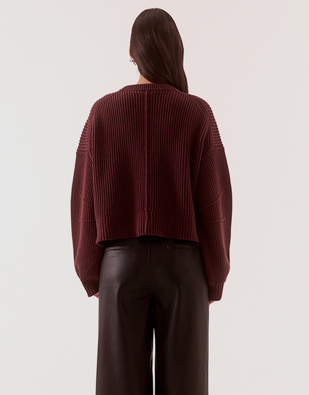 SOVERE - Axel Knit Bomber Cardigan