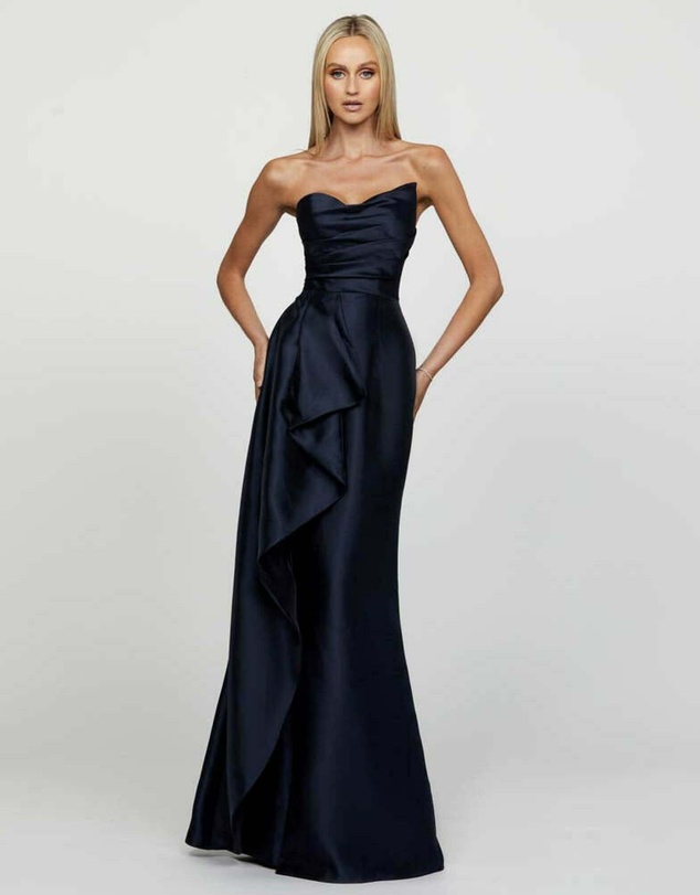 Bariano - Kasery Asymmetric Gown