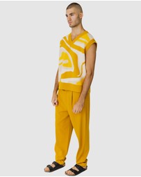 Justin Cassin - Ignite Pattern Knitted Vest